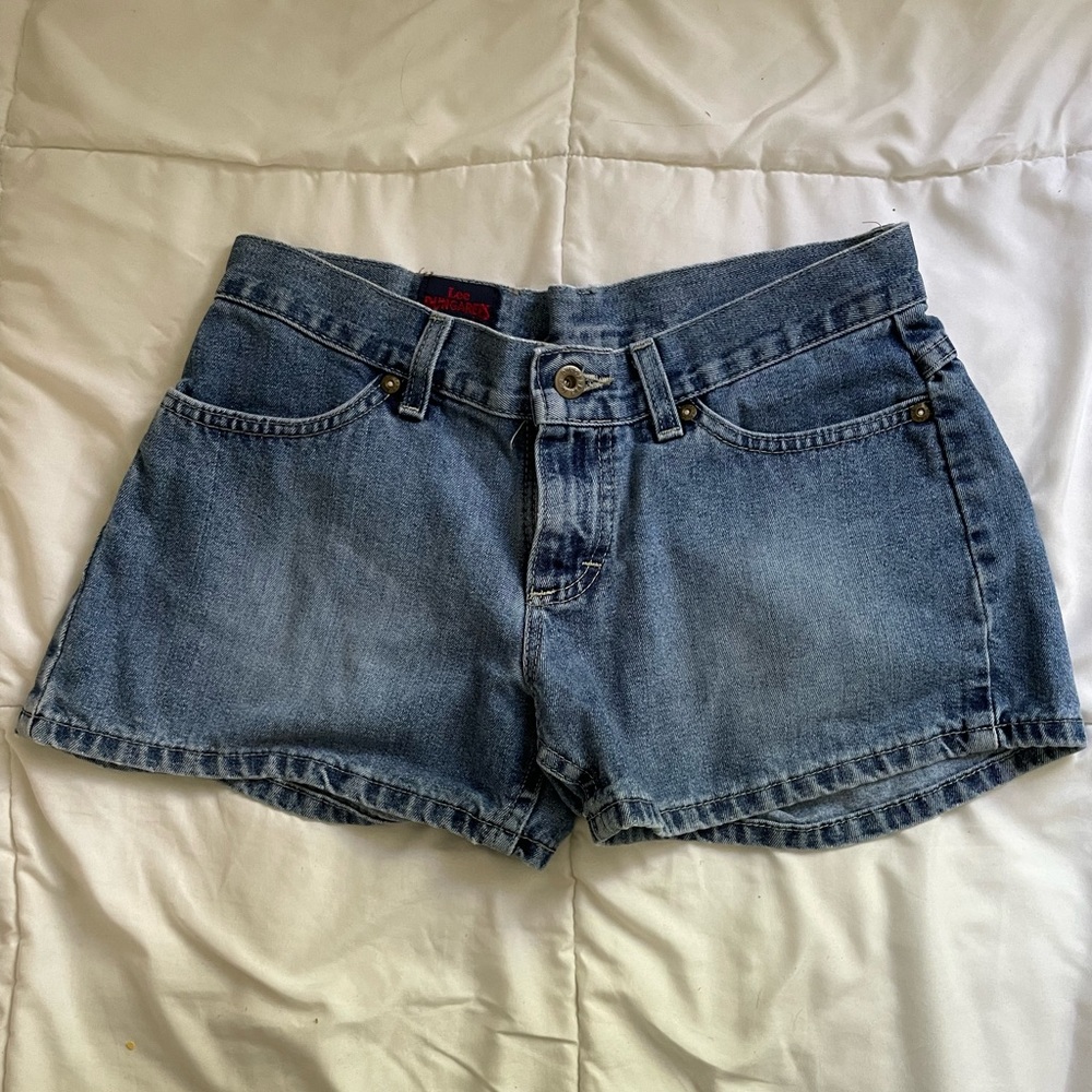 Lee Dungarees low rise denim shorts